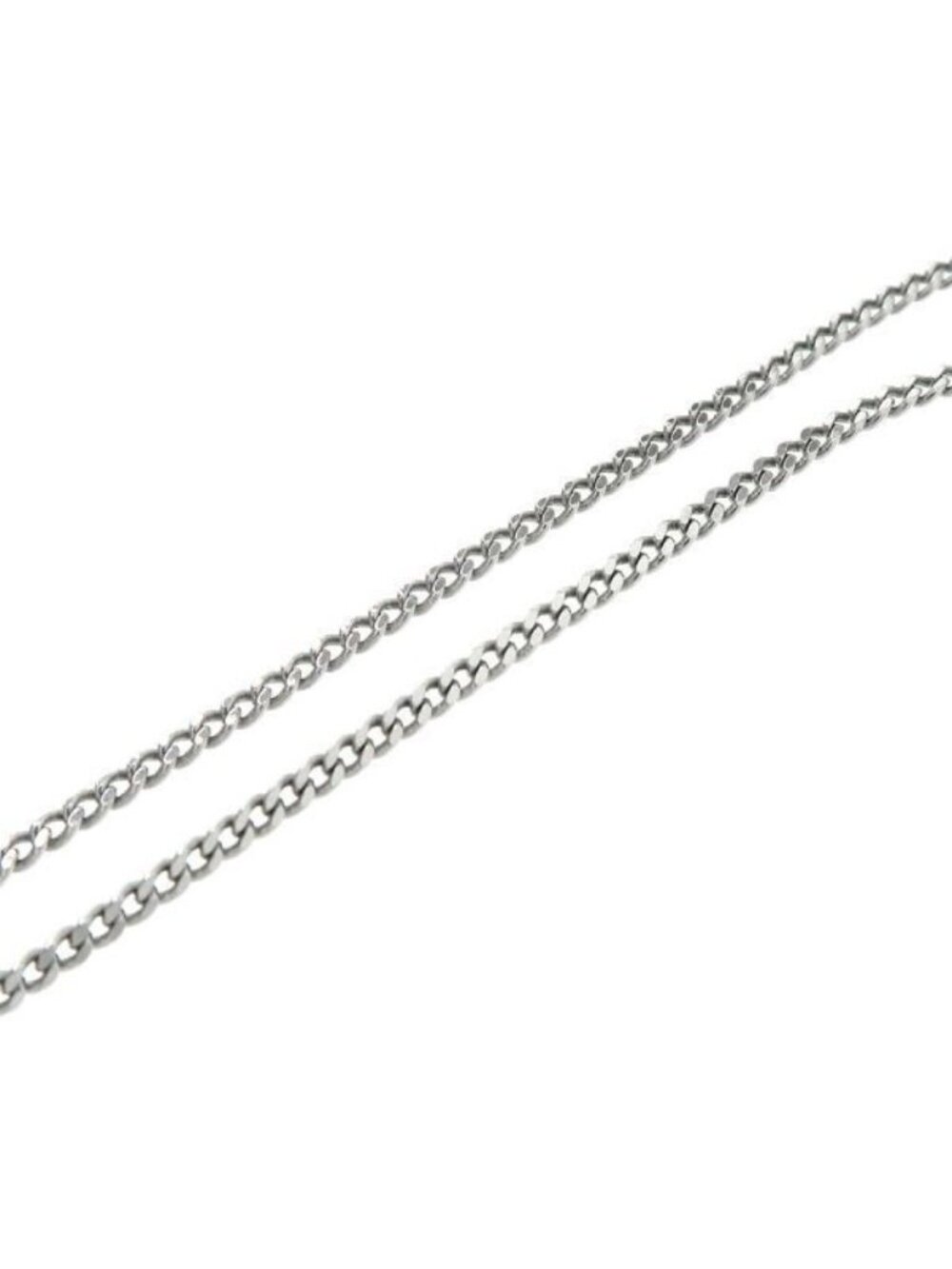 Celine Triomphe Rhinestone Necklace Rhodium Finish - Picture 7 of 8